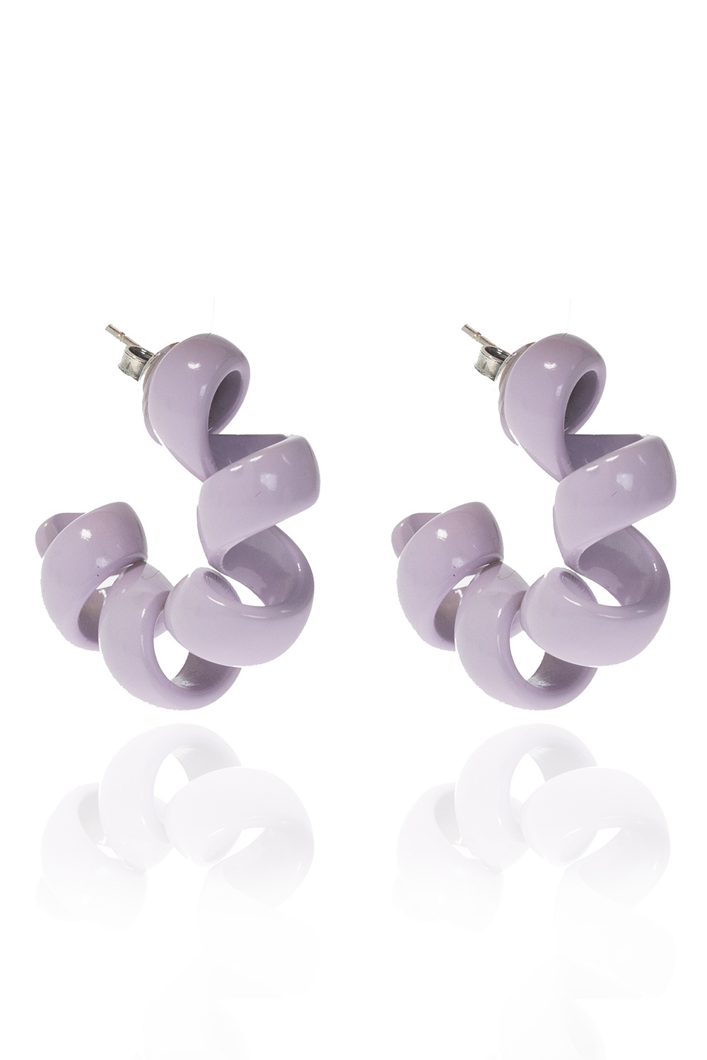 Bottega Veneta Enamelled silver earrings